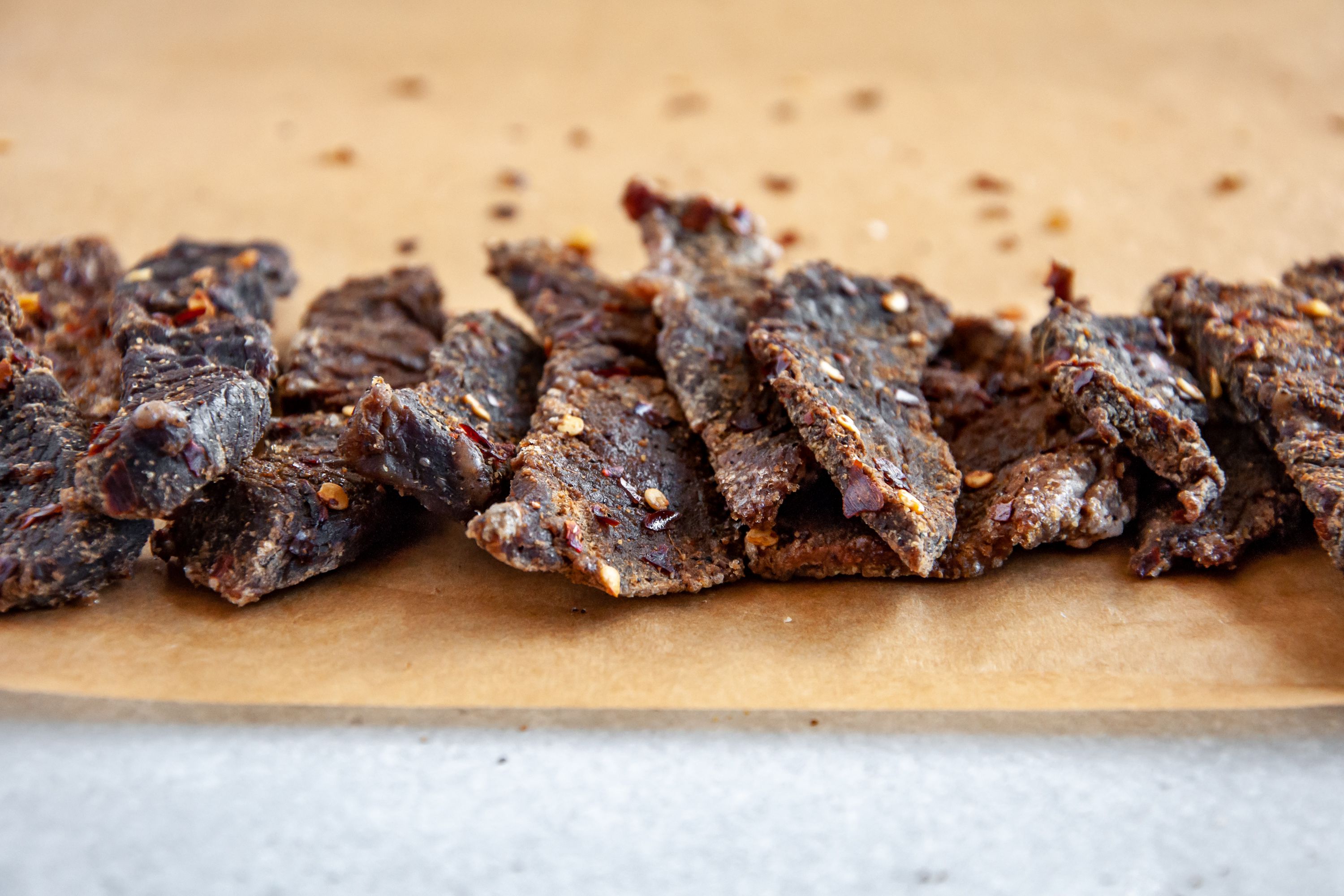 Seared Grass-Fed Beef Jerky Snack Sticks