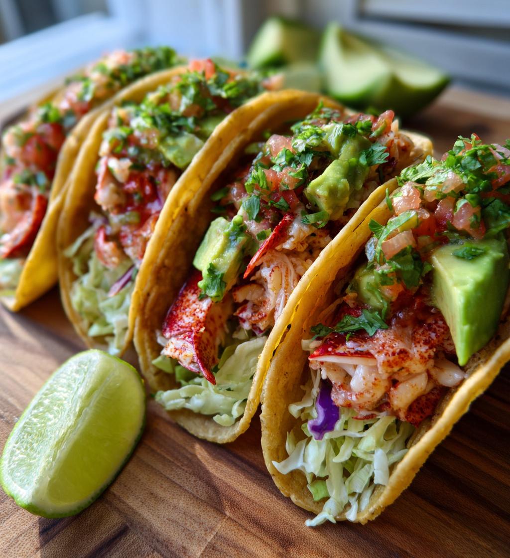 Coconut-Crusted Lobster Tacos
