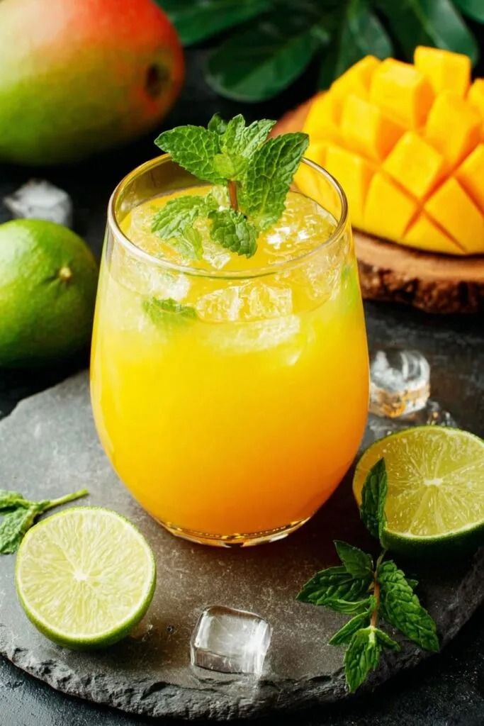 Neon City Mango Mezcal Mule