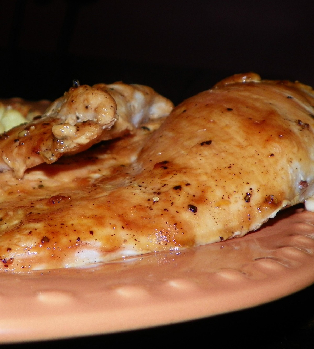 Grilled Texas-Style BBQ Chicken with Smoky Molasses Glaze