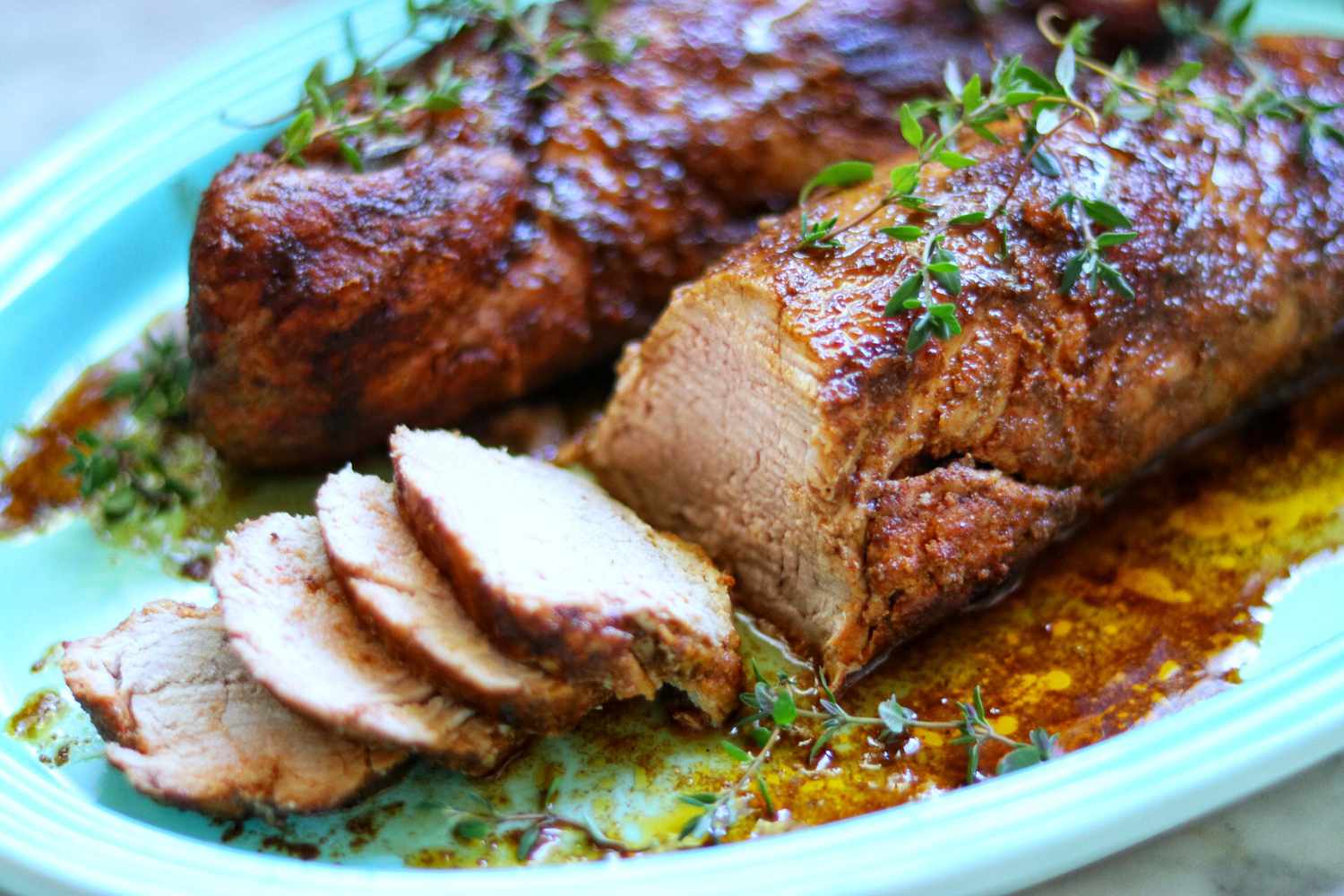 Twinstone Ranch-Inspired Honey Jalapeño Glazed Pork Tenderloin