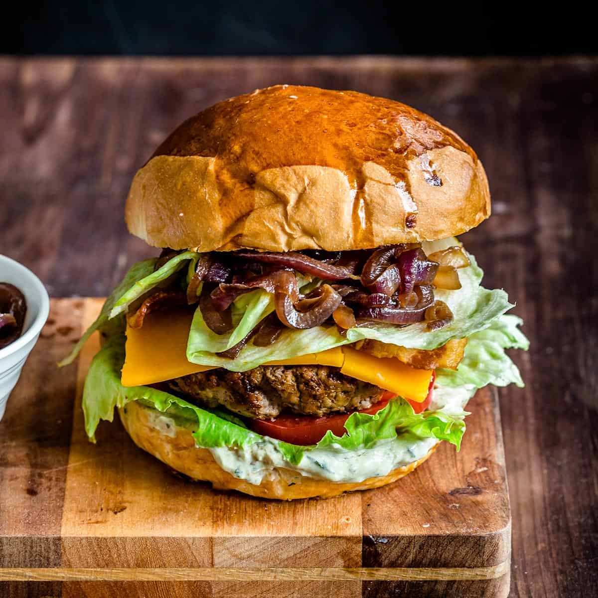 Best-Best Burger with Gourmet Slaw