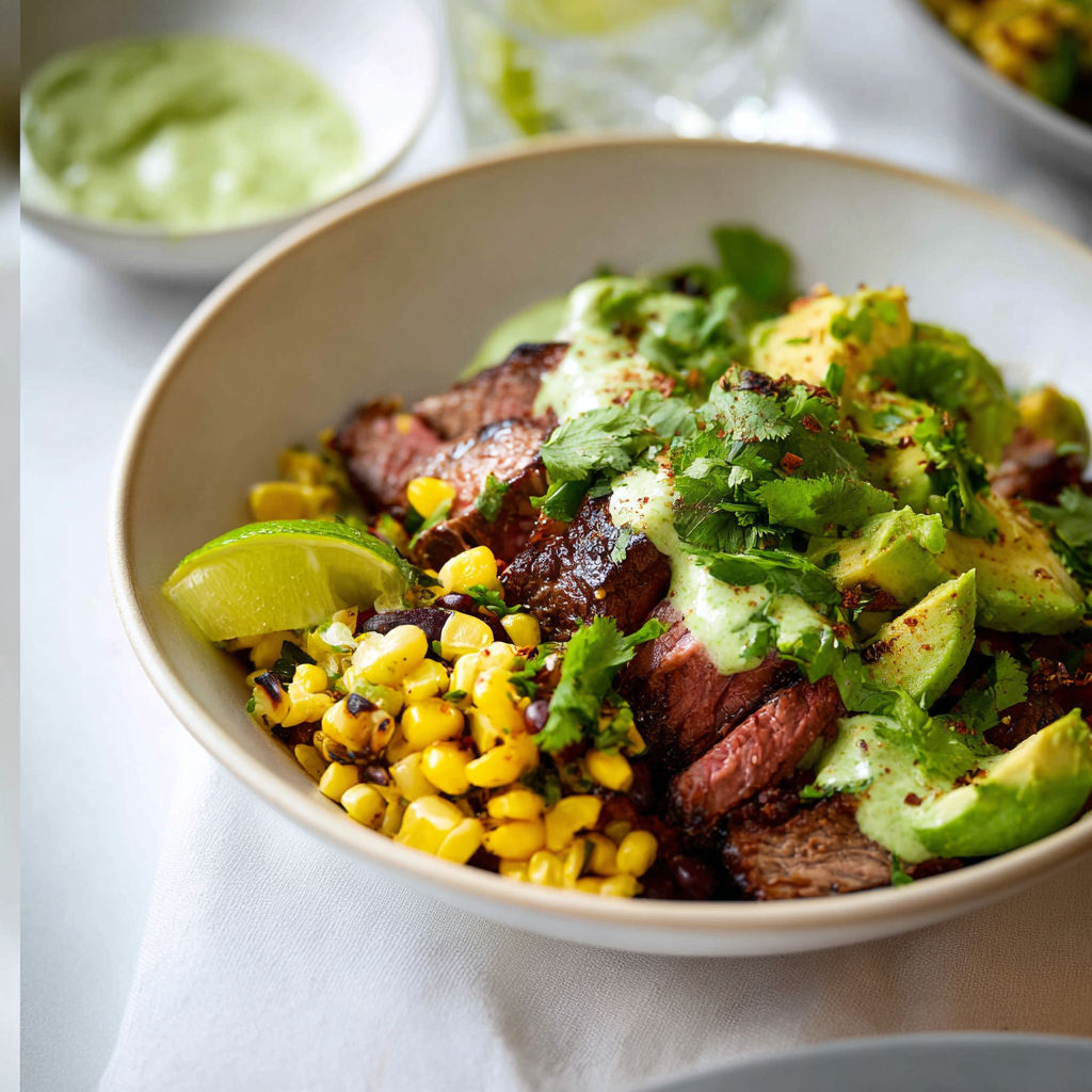 Pan-Seared Grass-Fed Beef Jerky Bites with Spiced Avocado Salsa
