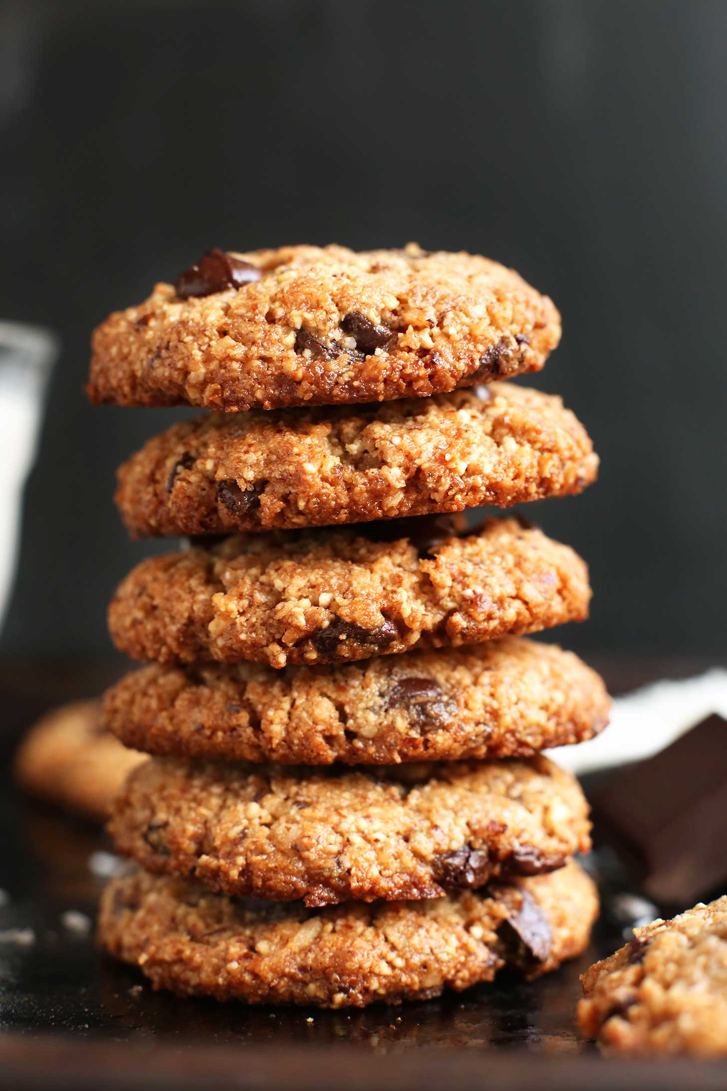 Whisked Almond Flour Chocolate Chip Cookies