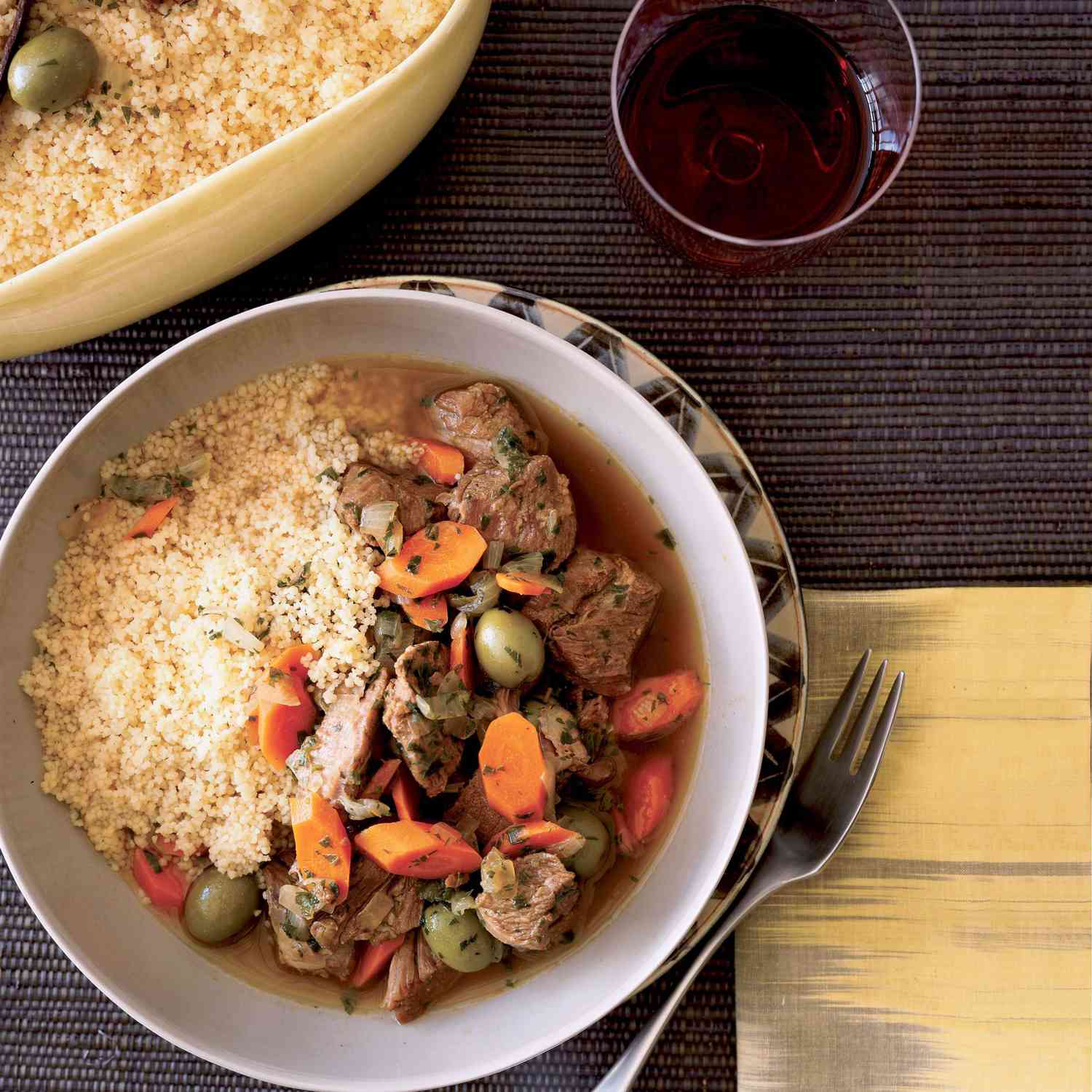 Slow-Roasted Moroccan Lamb with Preserved Lemon and Olive Sauce