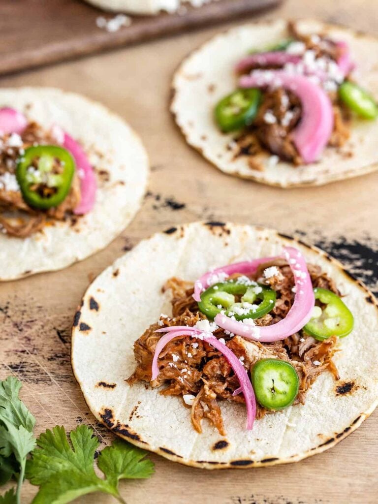 Taco Night Carnitas with Citrus and Pickled Red Onions