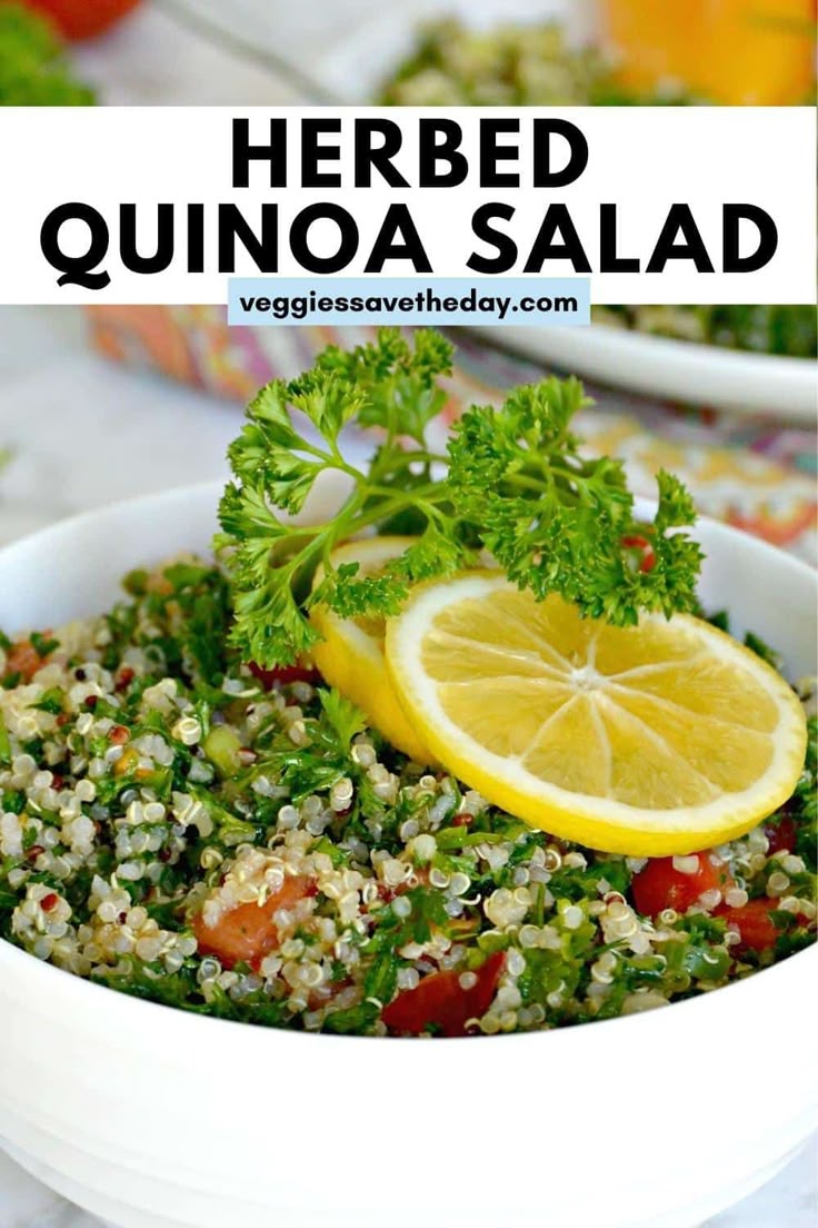 Lauingen Danube Herb Quinoa Salad