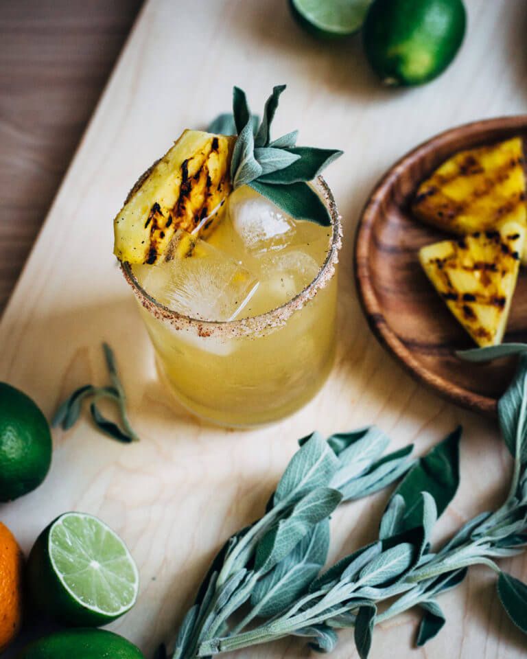 Charred Pineapple Tequila Sour