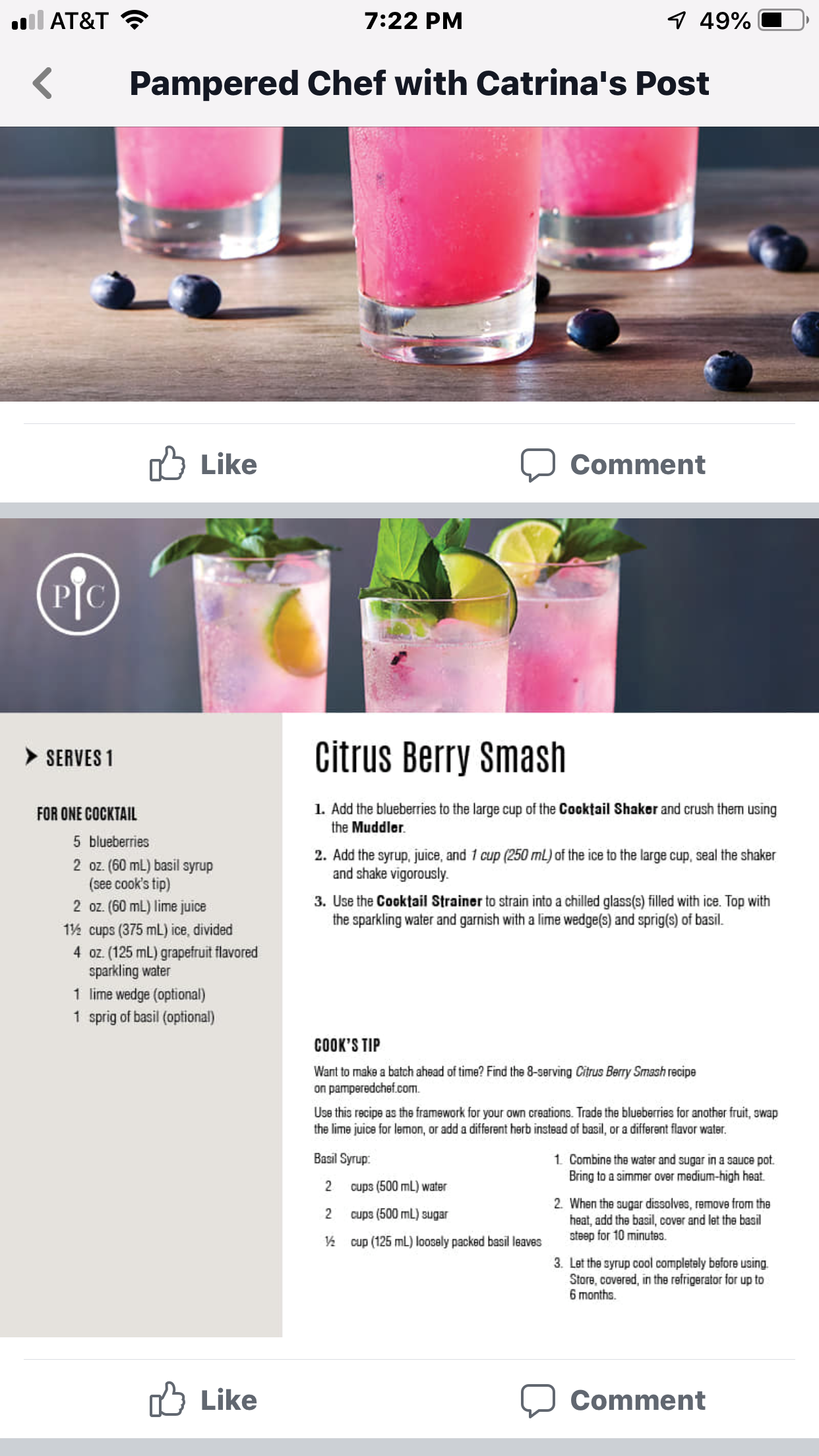 Fizzy Berry Citrus Smash