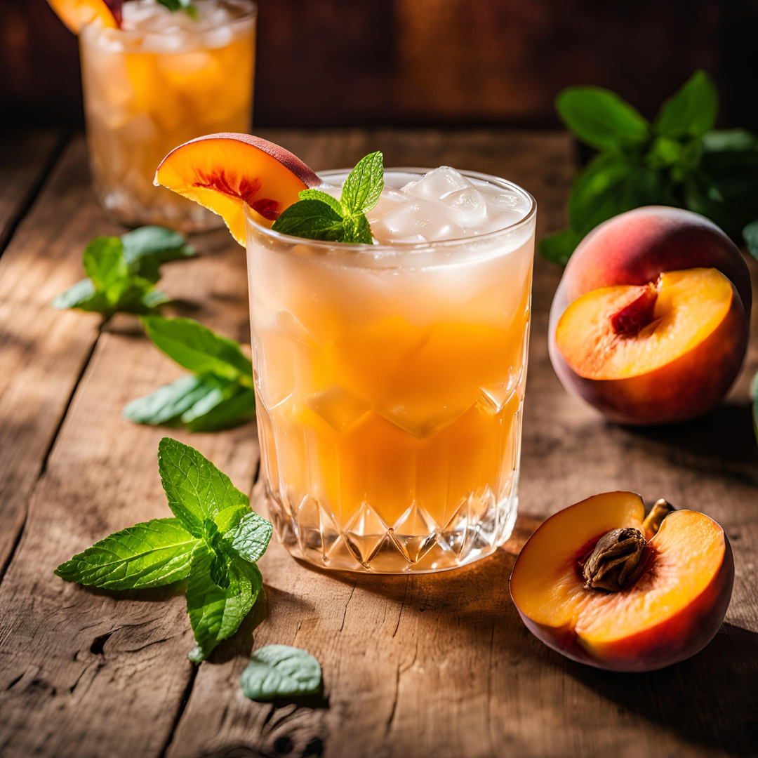 Honeyed Peach Bourbon Sour