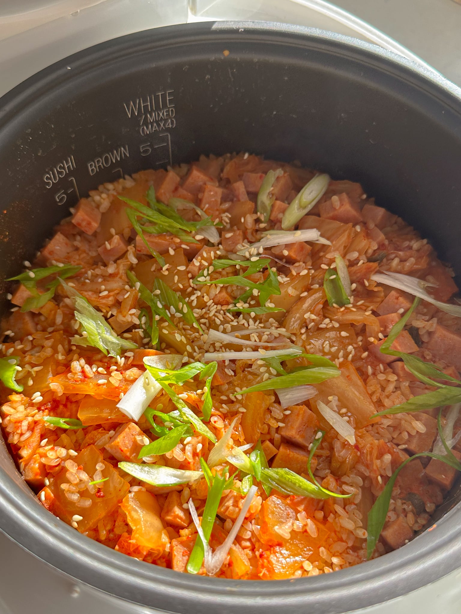 Spam and Kimchi Stir-Fry with Sesame