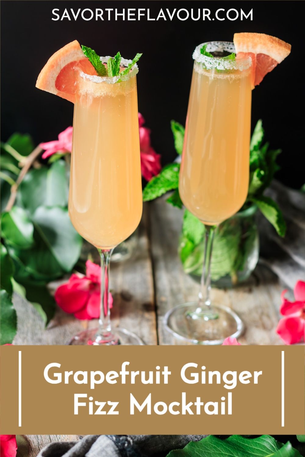Ginger Grapefruit Gin Fizz