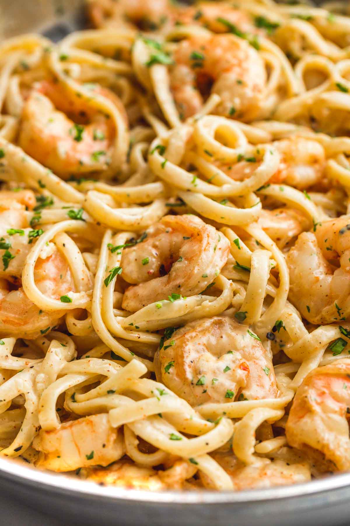 Ultimate Creamy Garlic Shrimp Pasta