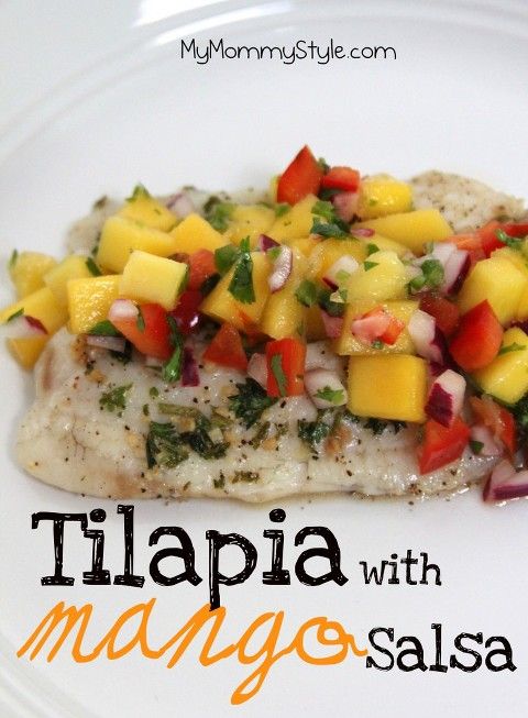 Pan-Fried Tilapia with Spiced Mango Salsa