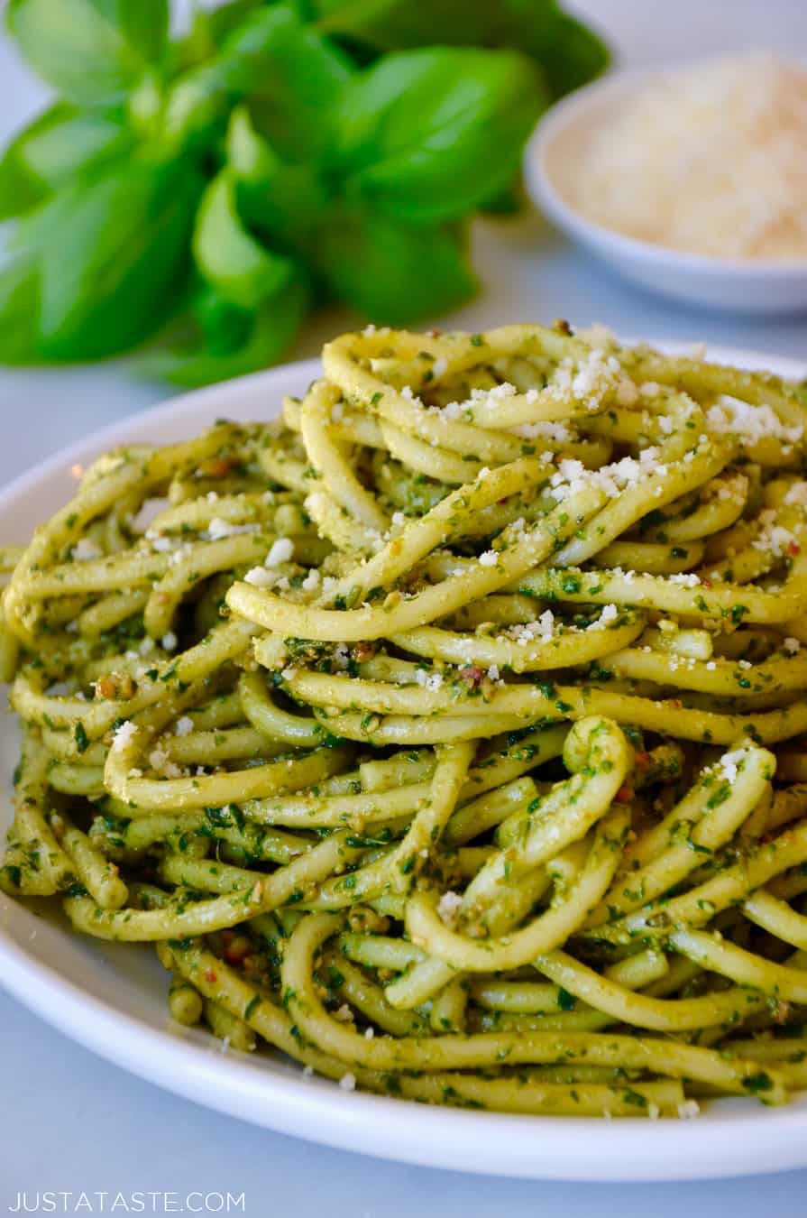 Best-Best Basil Pesto Pasta