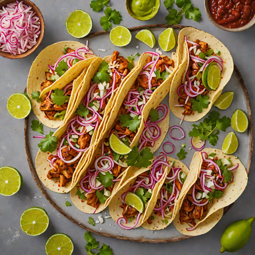 Chili-Lime Grilled Chicken Tacos with Pickled Red Onion