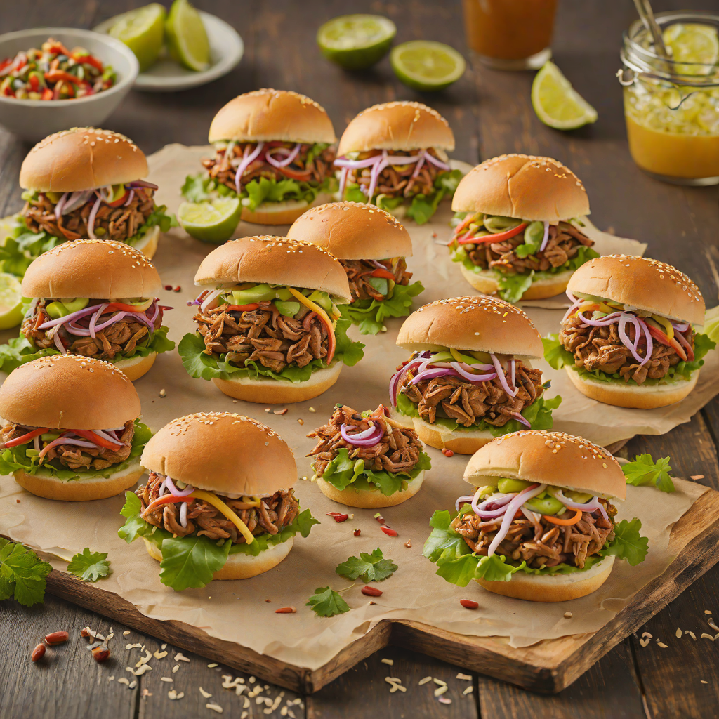 Caribbean Jerk-Spiced Pulled Pork Sliders