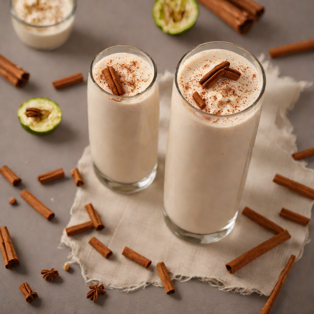 Homemade Mexican Horchata with Cinnamon and Vanilla