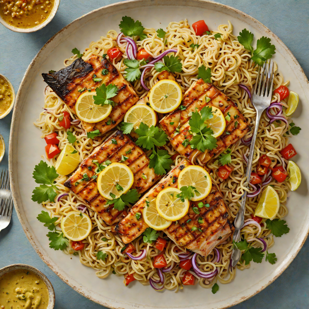 Grilled Fish Yassa with Mustard-Onion Marinade