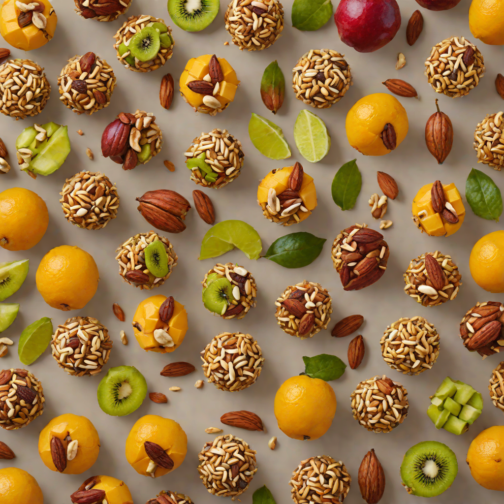 Amazon-Inspired Tropical Fruit and Nut Energy Bites