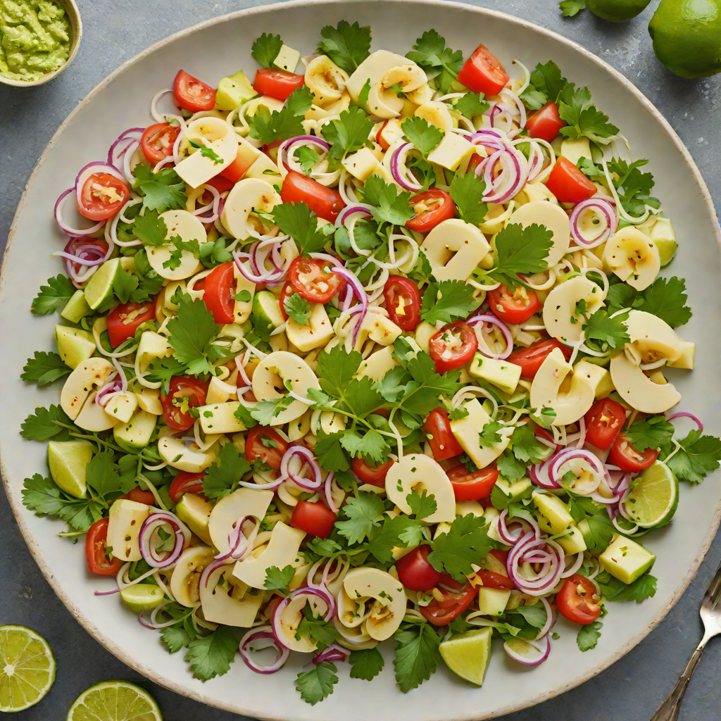 Sauteed Hearts of Palm Salad with Lime and Cilantro