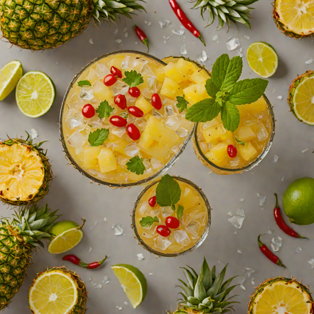 Pineapple Chili Tequila Smash