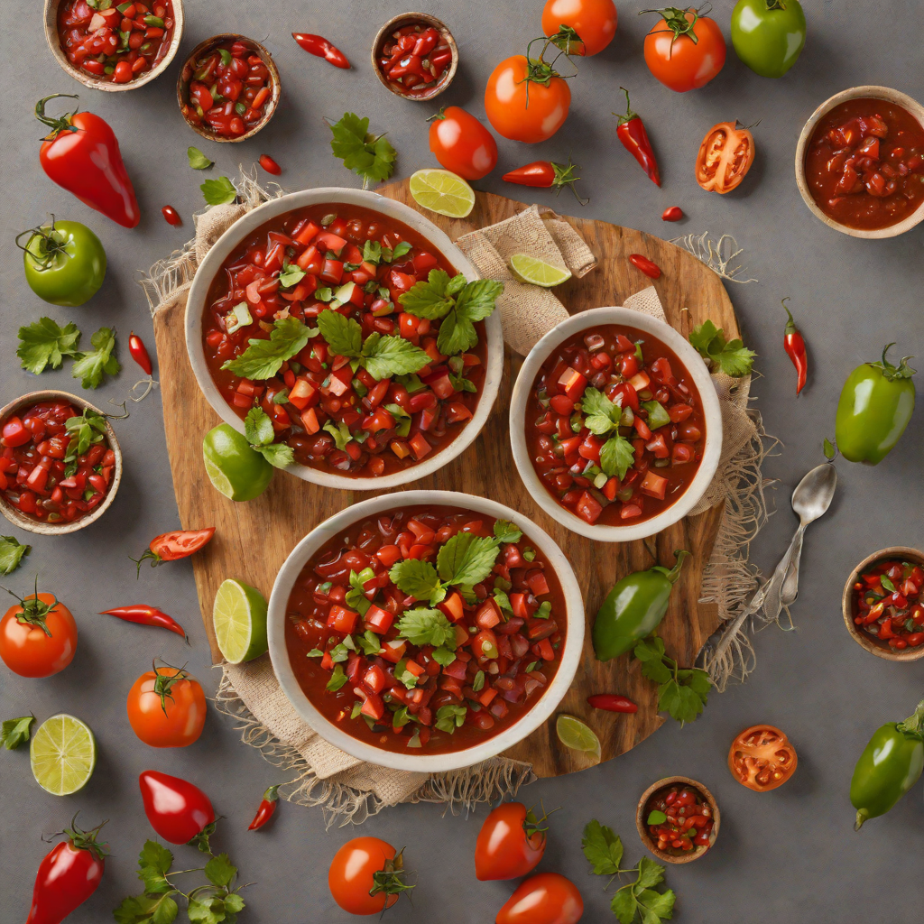 Fresh Guajillo and Tomato Salsa Roja