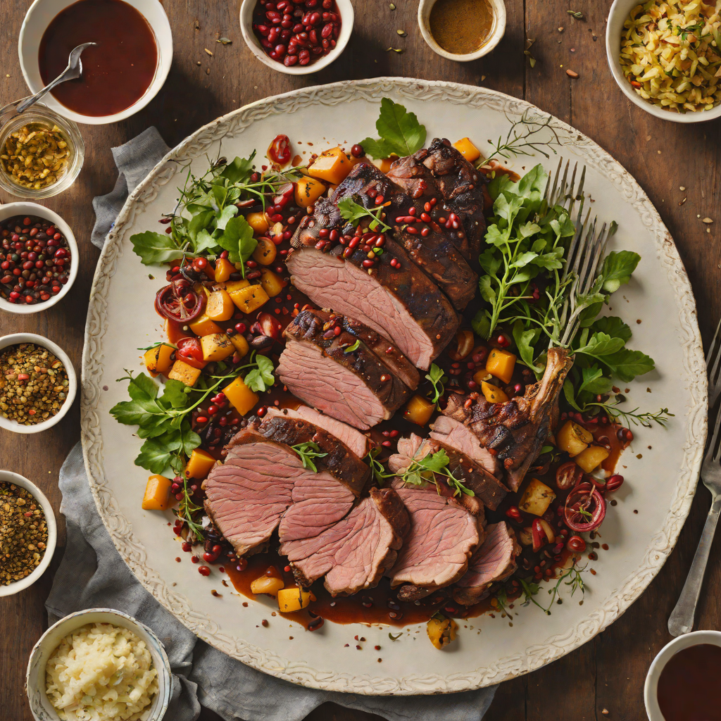 Slow-Roasted Kangaroo Shoulder with Wattleseed and Pepperberry Rub