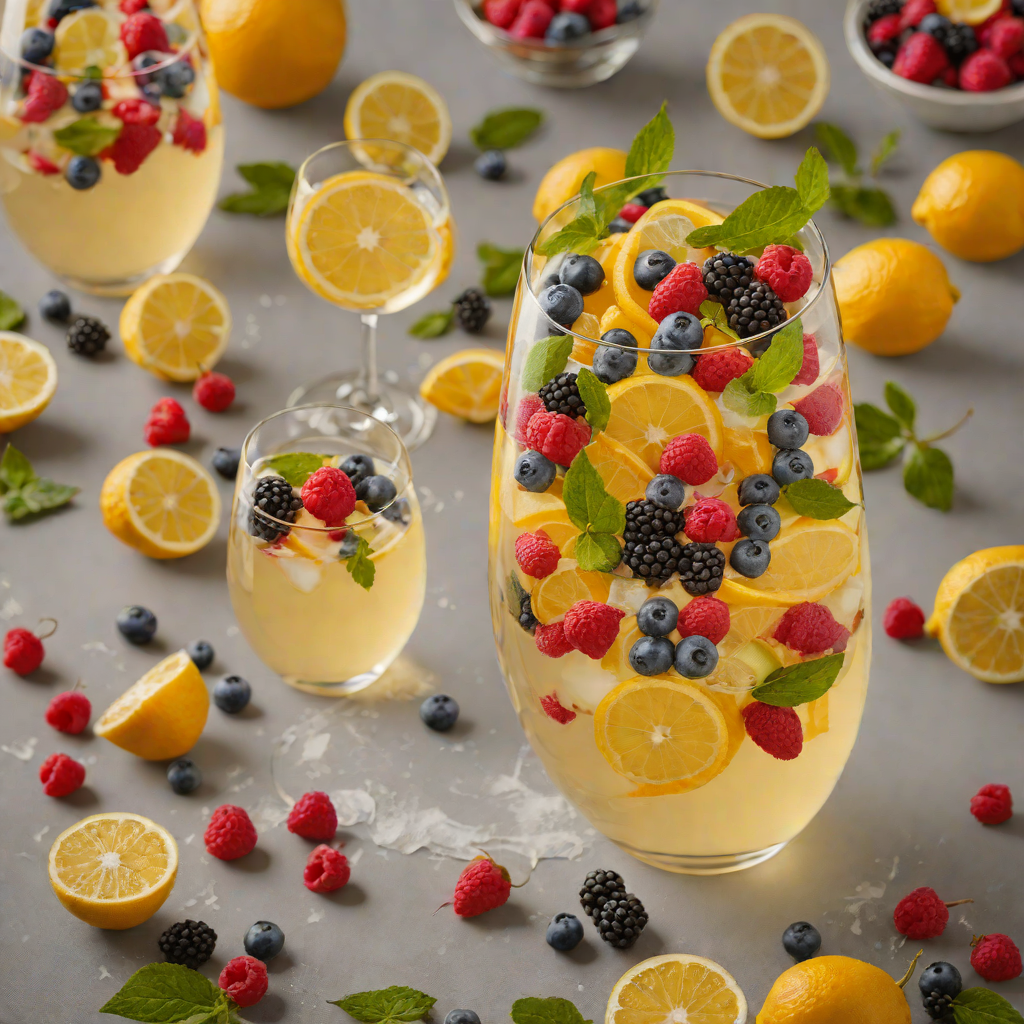 Citrus-Infused White Wine Sangria with Berries