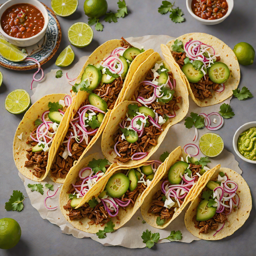 Carlsbad-Inspired Chili Verde Beef Tacos with Pickled Onions
