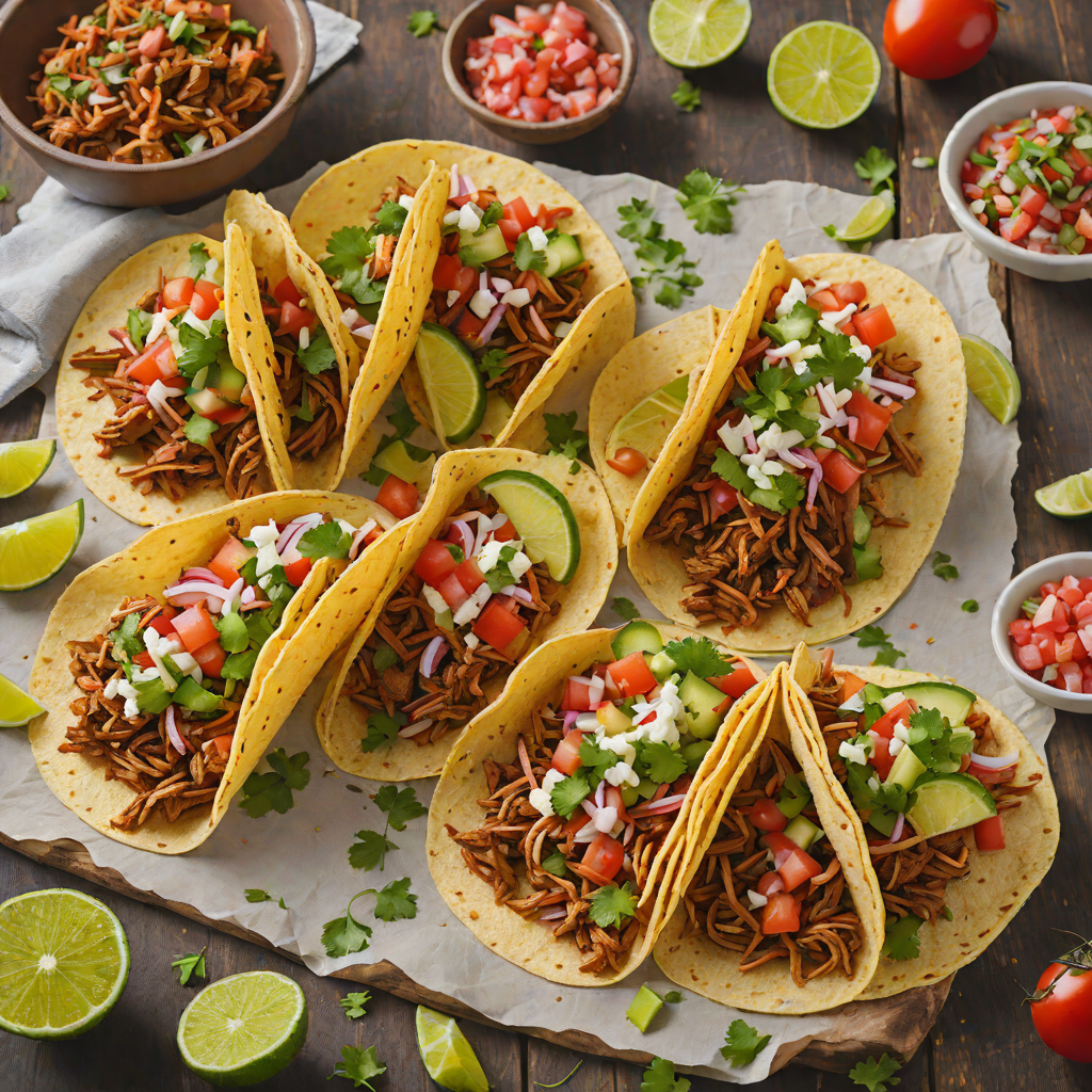 Slow-Cooked Mexican Pulled Pork Tacos with Fresh Pico de Gallo