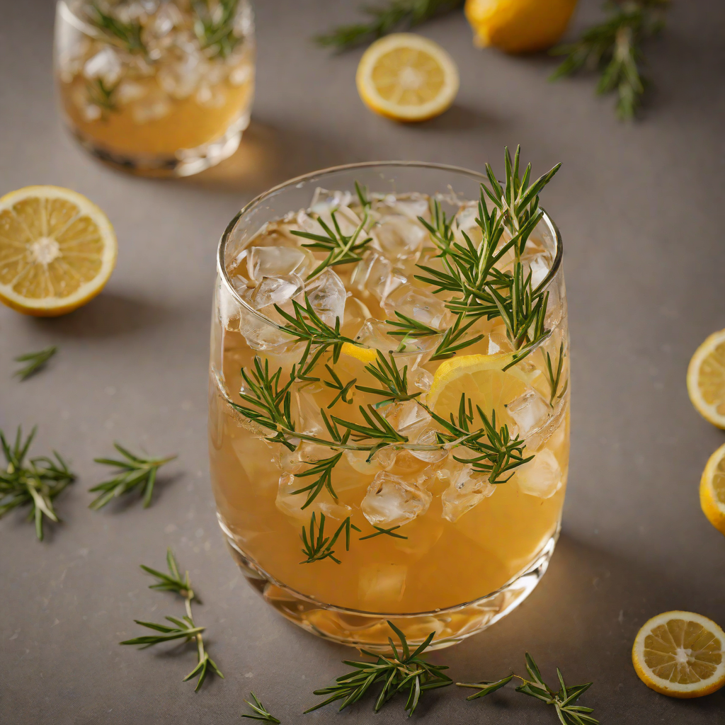 Smoked Rosemary Whiskey Sour