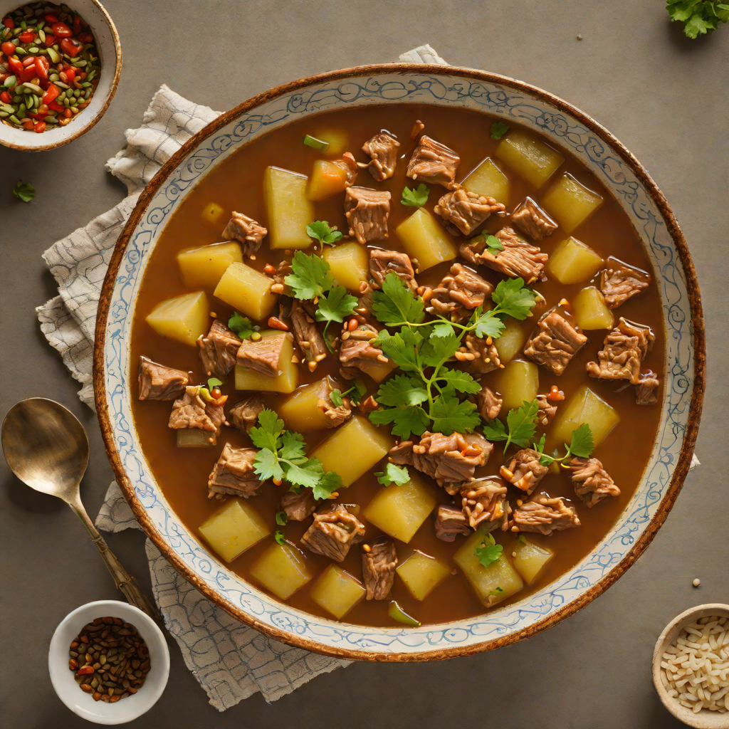 Slow-Braised Bitter Melon and Pork Stew