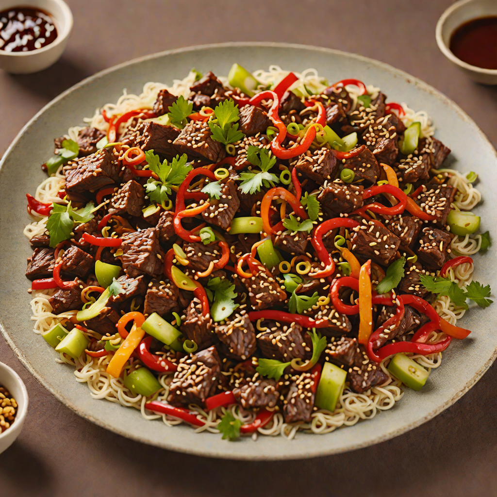 Sichuan-Style Stir-Fried Beef with Toasted Chili and Garlic