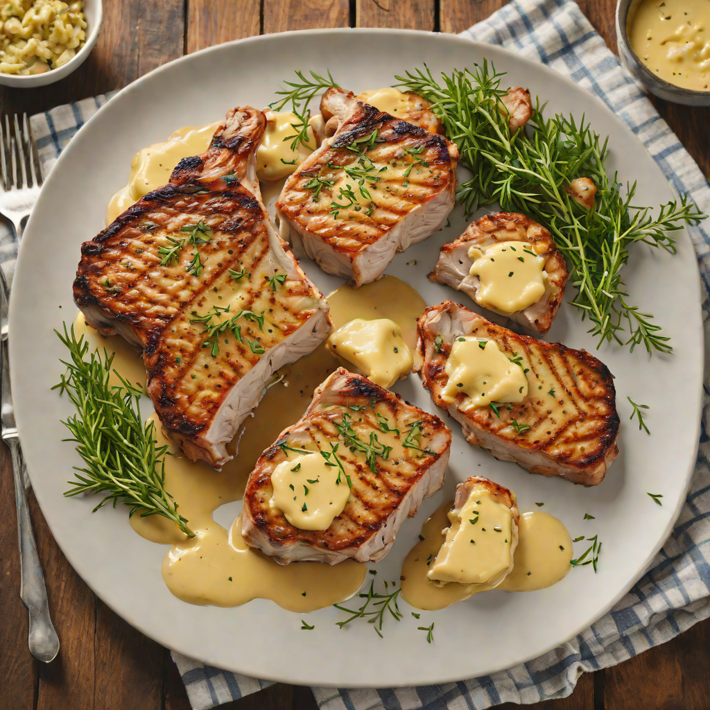 Pan-Seared Pork Chops with Garlic and Thyme Butter