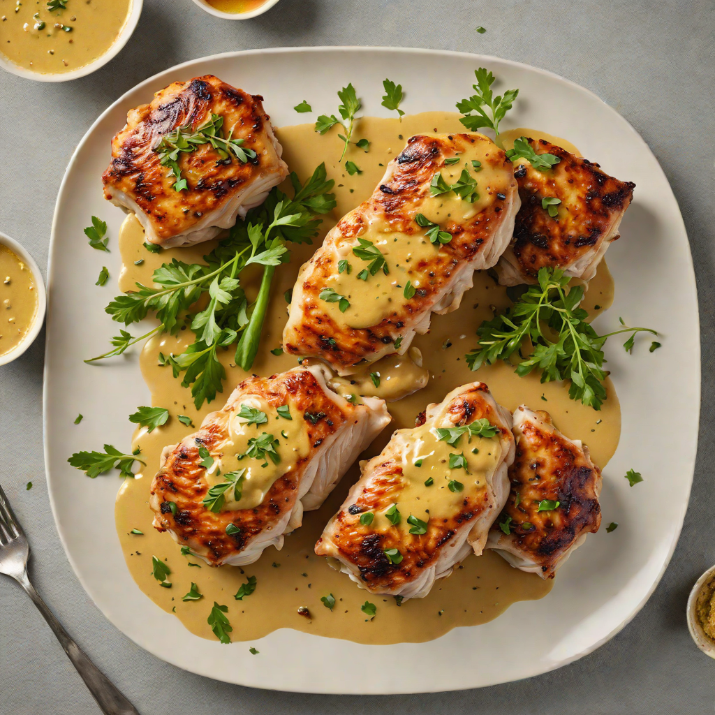 Pan-Seared Chicken Thighs with Mustard and Herb Sauce