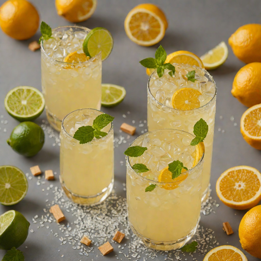Shimmering Citrus Ginger Fizz