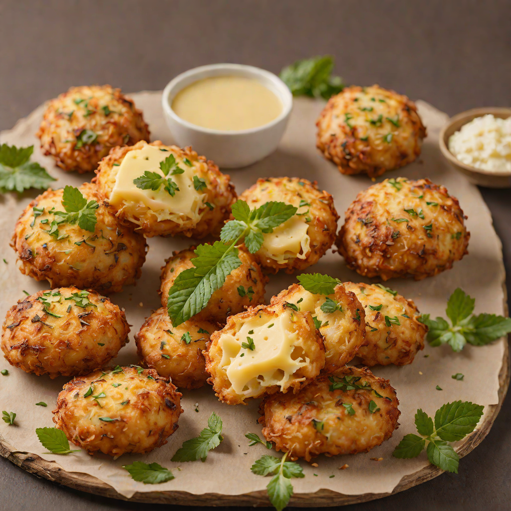 Cassava and Cheese Fritters