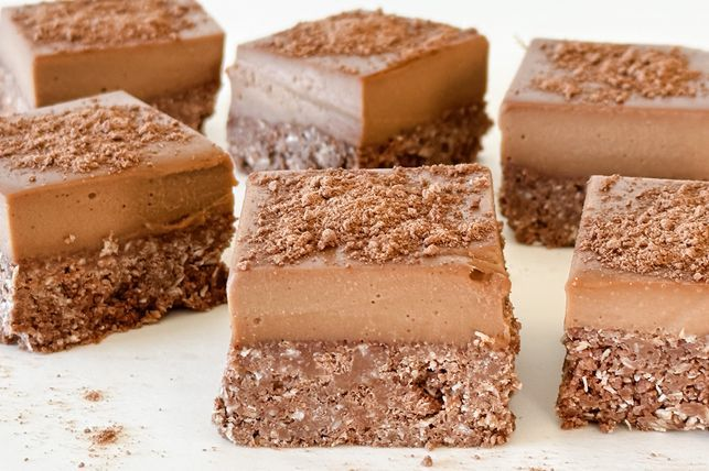 No-Bake Milo Chocolate Slice with Coconut Base