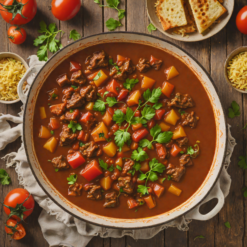 Slow-Simmered Iraqi Tomato and Lamb Stew