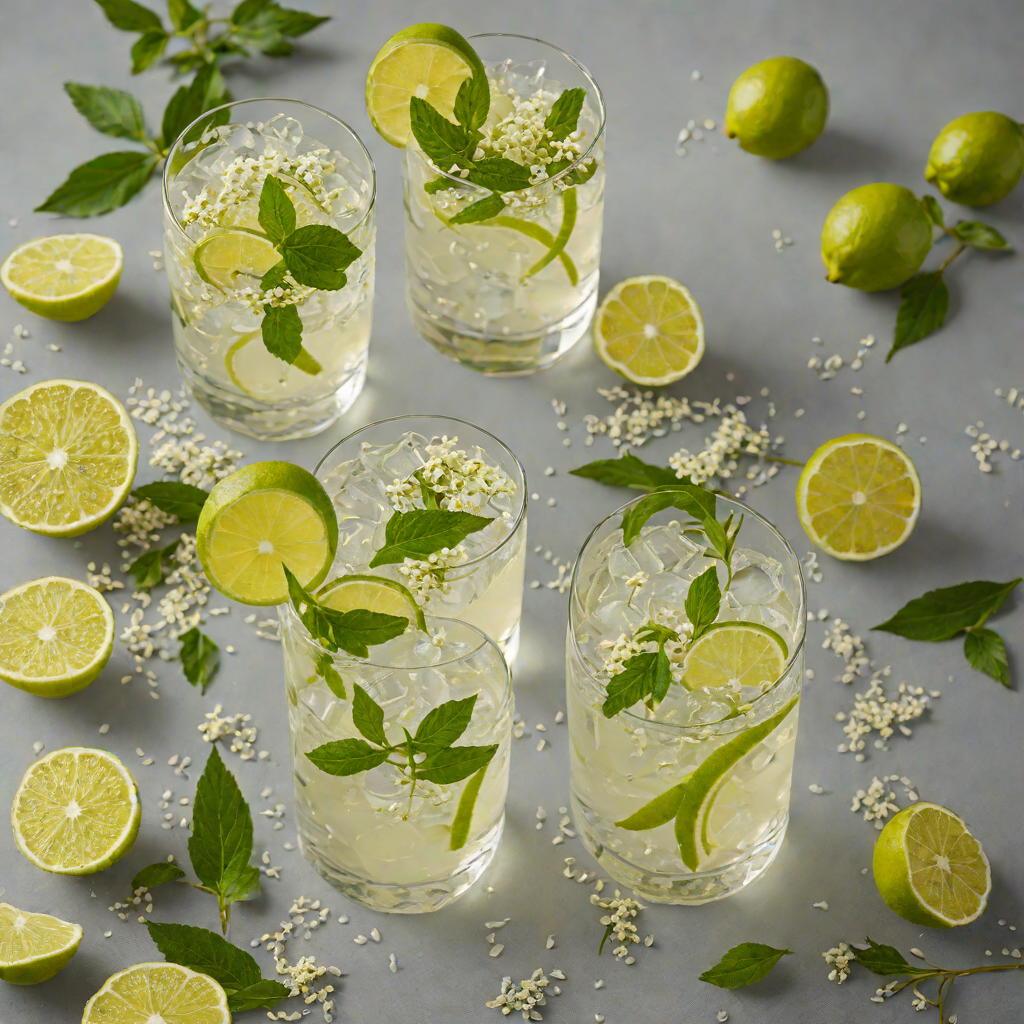 Classic Gin and Elderflower Fizz