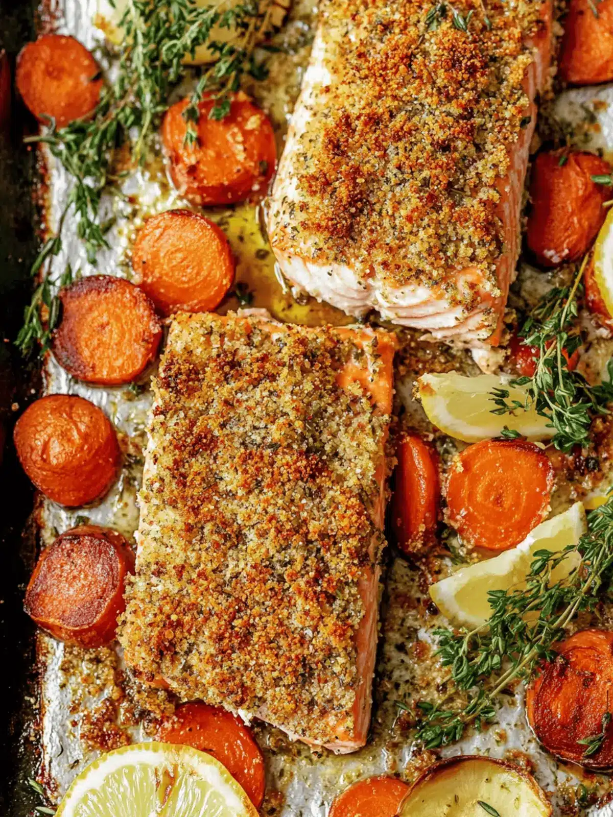 Herb-Crusted Baked Salmon