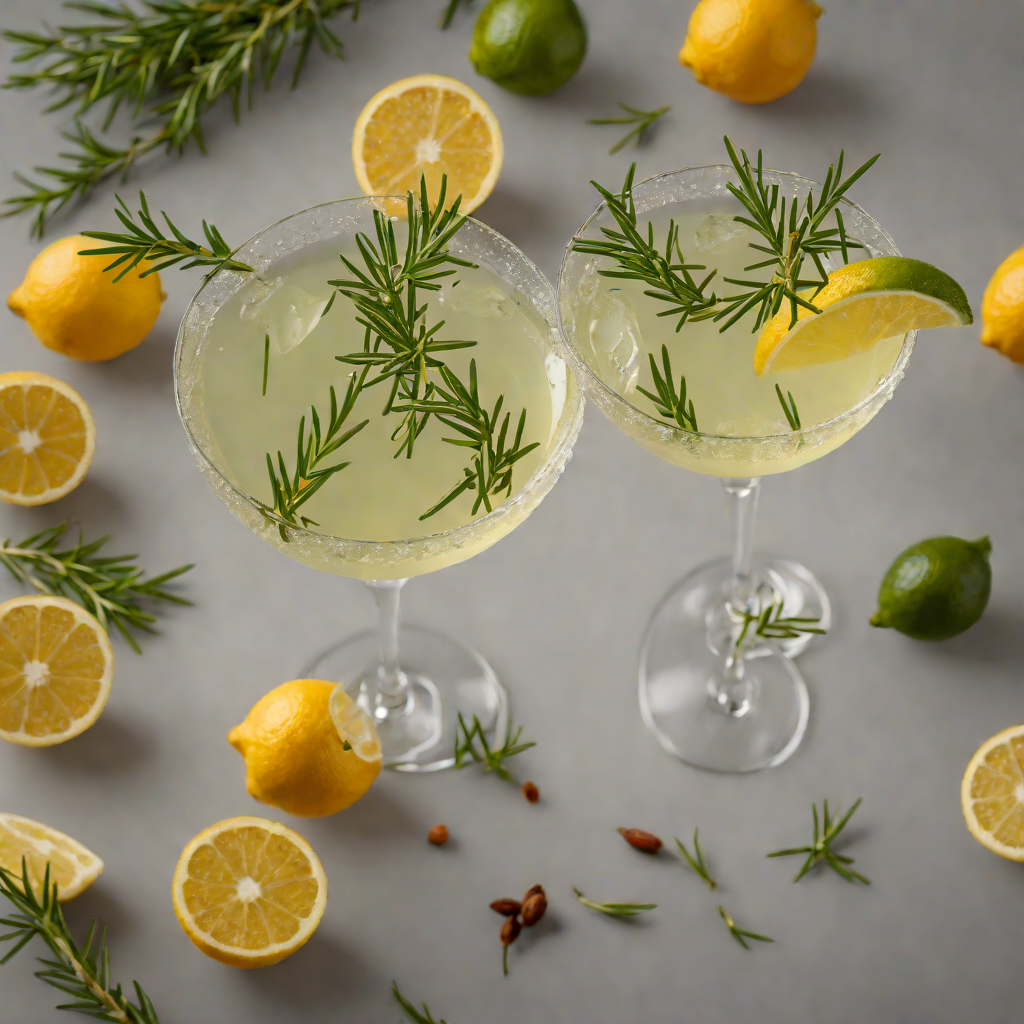 Rosemary Gin Citrus Martini