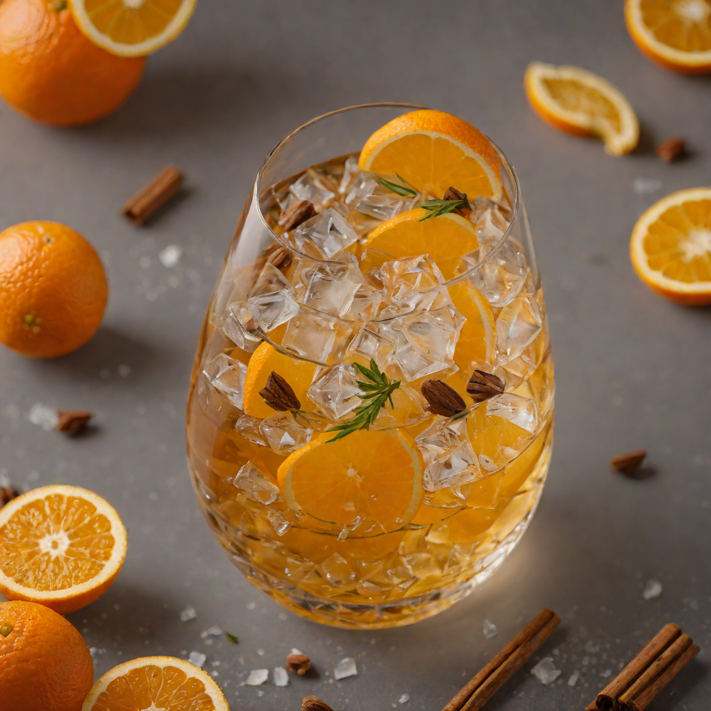 Orange Cardamom Rum Old Fashioned