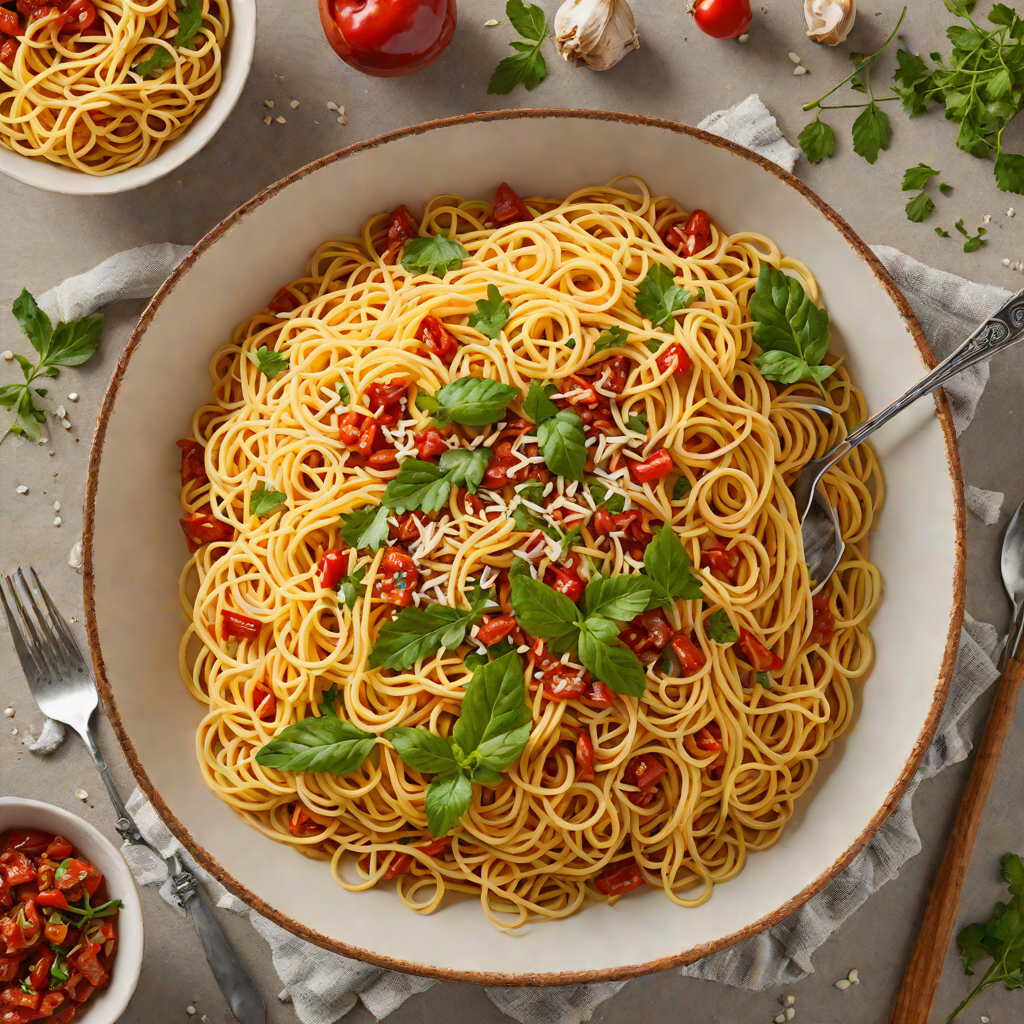 One-Pot Spaghetti with Garlic and Chili Flakes