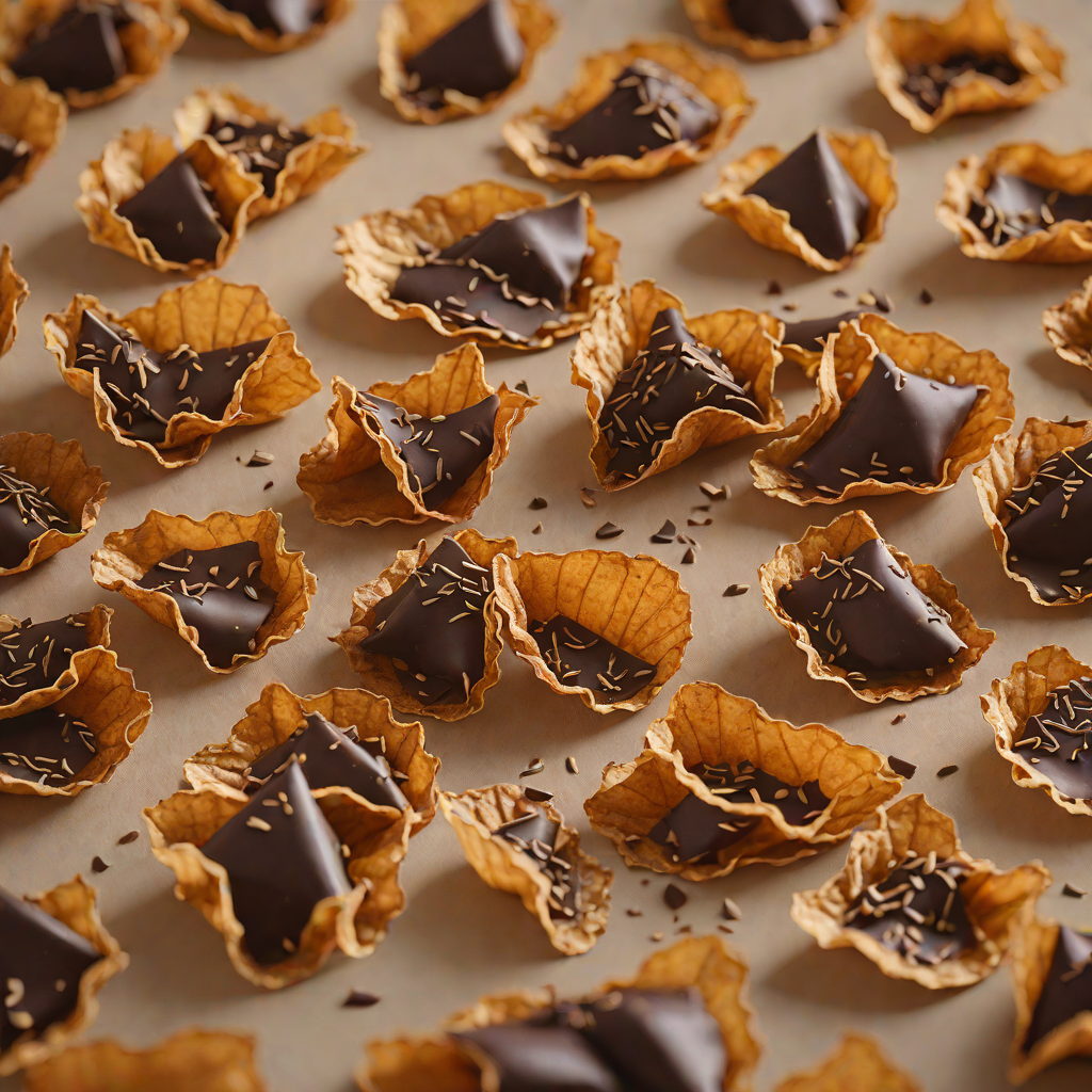 French-Style Chocolate Almond Tuiles