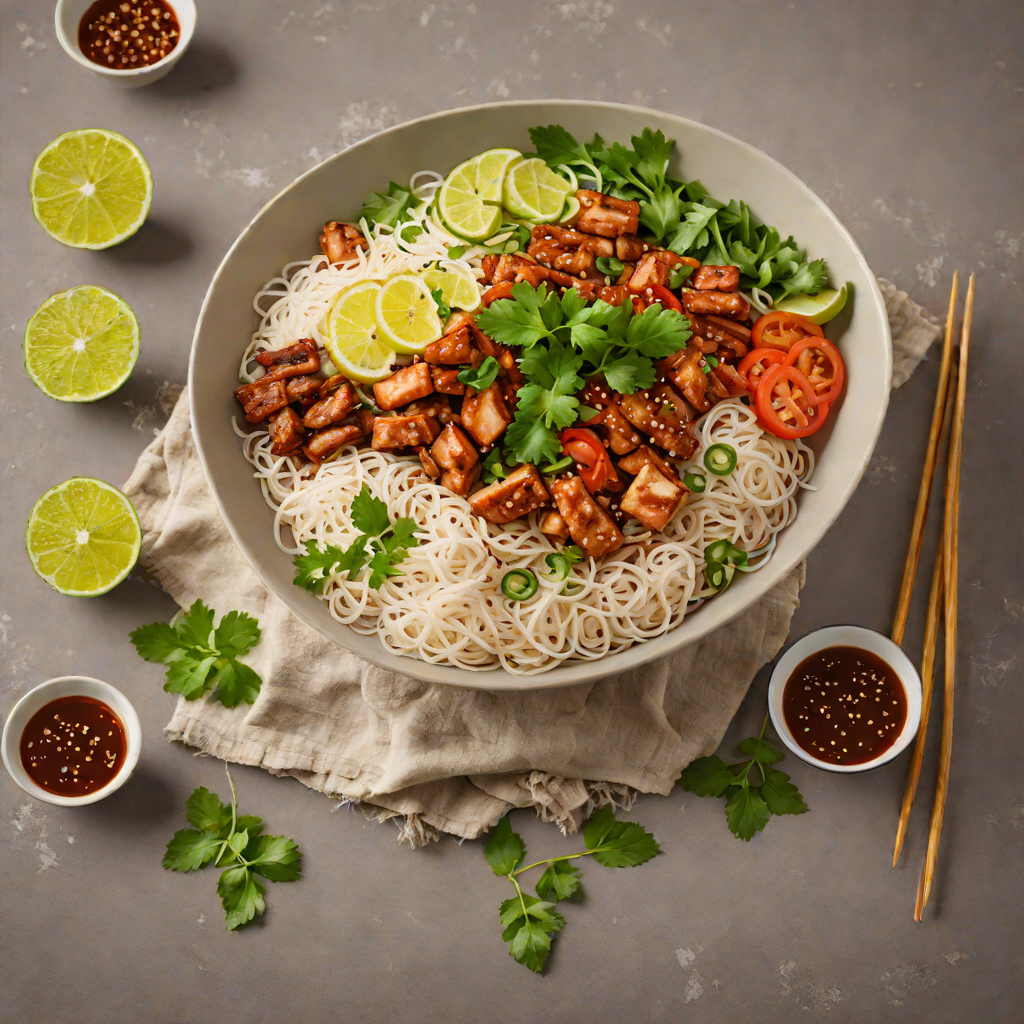 Vermicelli Noodle Bowl with Grilled Lemongrass Chicken