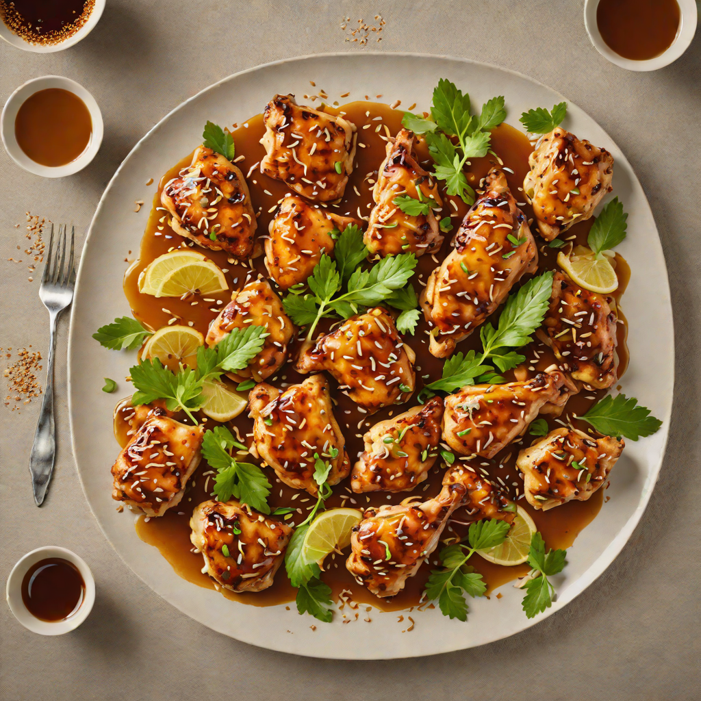 Sautéed Chicken with Spiced Honey and Toasted Sesame