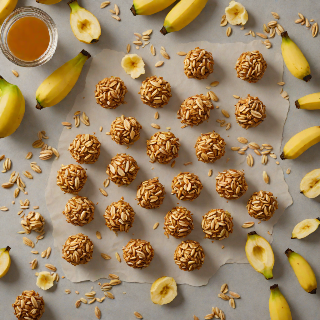 Honey and Banana Oat Energy Bites