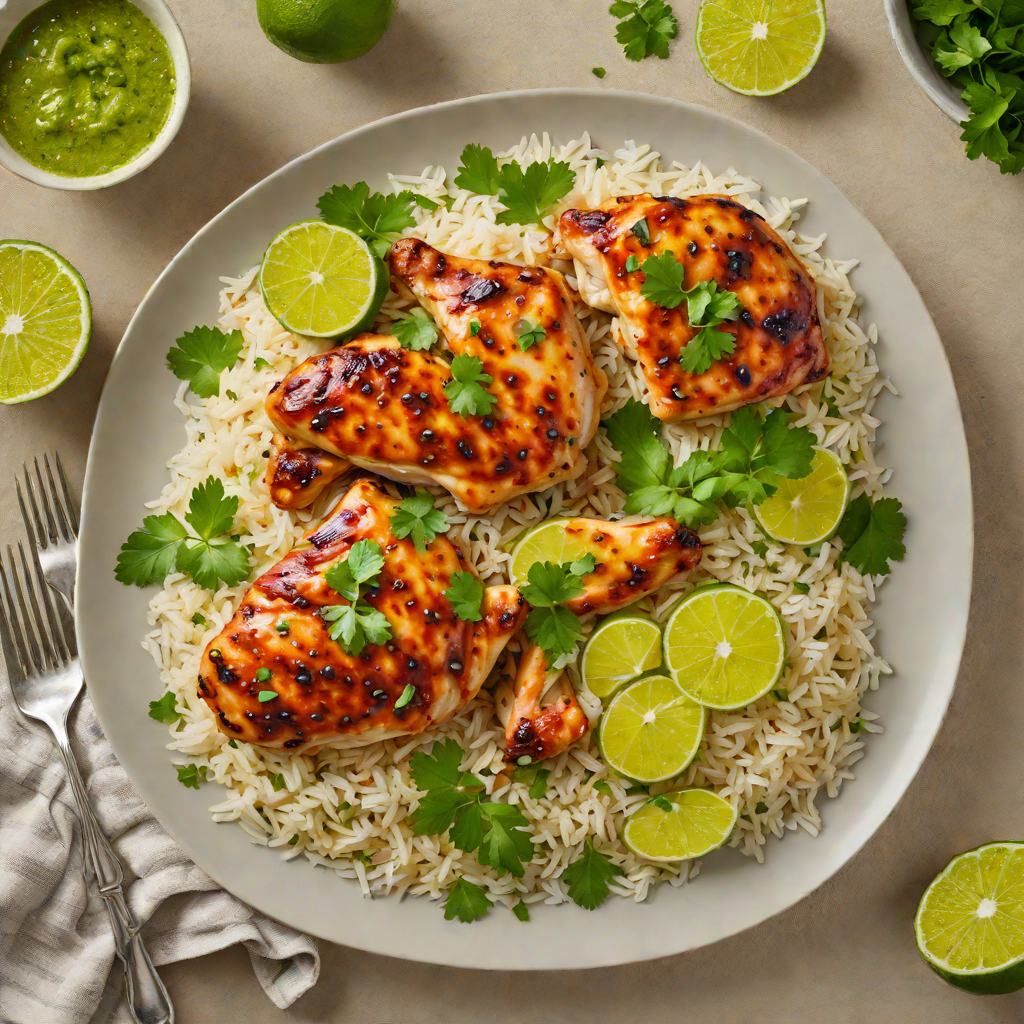 Stovetop Honey-Lime Chicken with Cilantro Rice